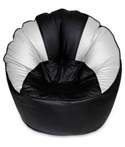 Ink-Craft-Hi-Back-Gamer-Bean-Bag-Chair-with-Bean-Filling-Black-White.