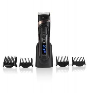 SYSKA HB100 Ultraclip Hair Clipper and Trimmer support Super Fast Charging, Runtime-90Mins, 20 Length Settings with 4 Stubble Guided Comb