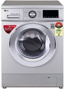 LG 8.0 Kg 5 Star Inverter Fully-Automatic Front Loading Washing Machine (FHM1208ZDL, Luxury Silver, Direct Drive Technology)